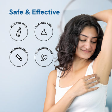 Be Bodywise 4% Aha Bha Underarm Roll On 50ml | 2% Lactic Acid, 1% Mandelic Acid, 1% Salicylic Acid | Controls Odour & Reduces Pigmentation | 0% Alcohol & 0% Aluminium | Fragrance Free